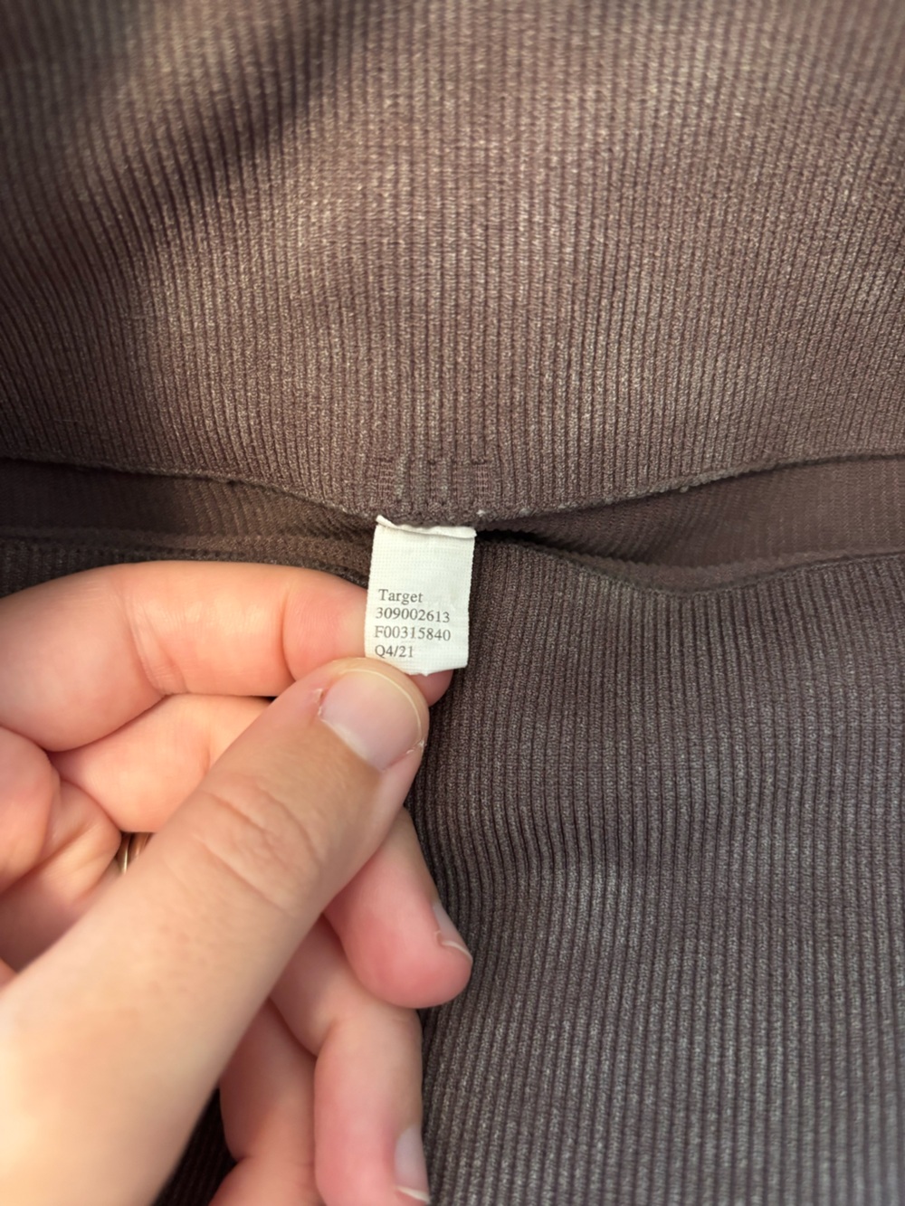 JoyLab High-Waist Ribbed Seamless Leggings M/L - Picture 5 of 5
